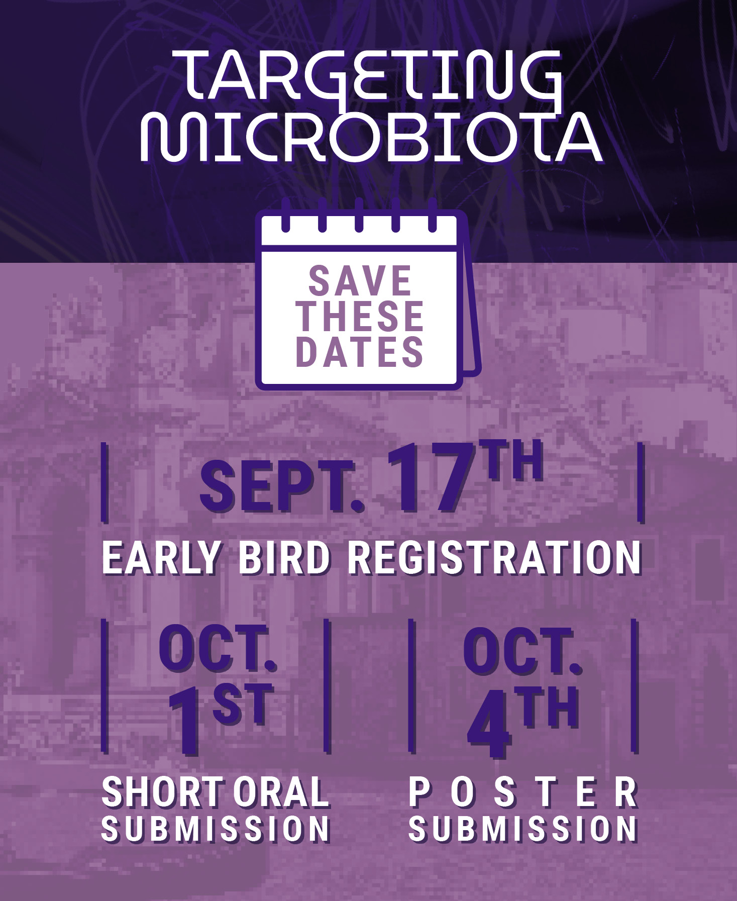 Microbiota Key Dates updated 10 sept