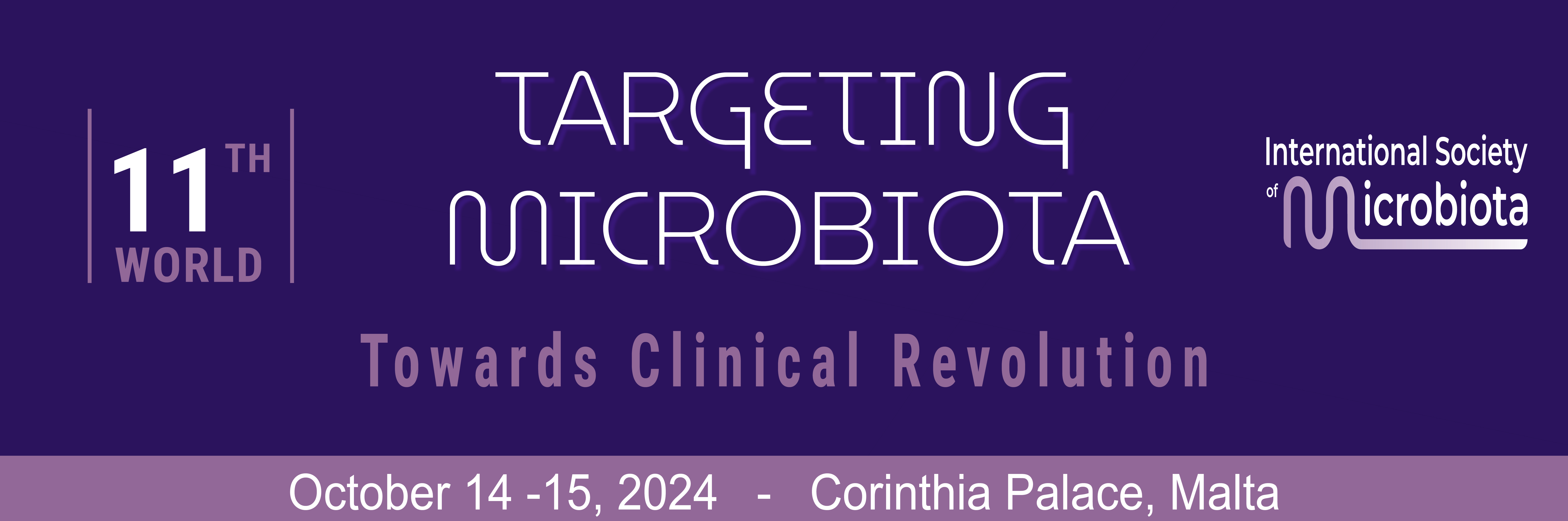 11th World Congress on Targeting Microbiota will be held on October 14-15, 2024 in Malta